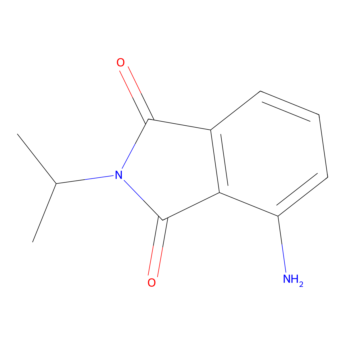 4-Amino-2-(propan-2-yl)-2,3-dihydro-1h-isoindole-1,3-dione molecular structure, CAS 1038710-92-7