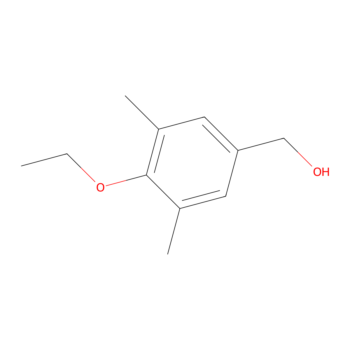 (4-Ethoxy-3,5-dimethylphenyl)methanol molecular structure, CAS 1038733-45-7