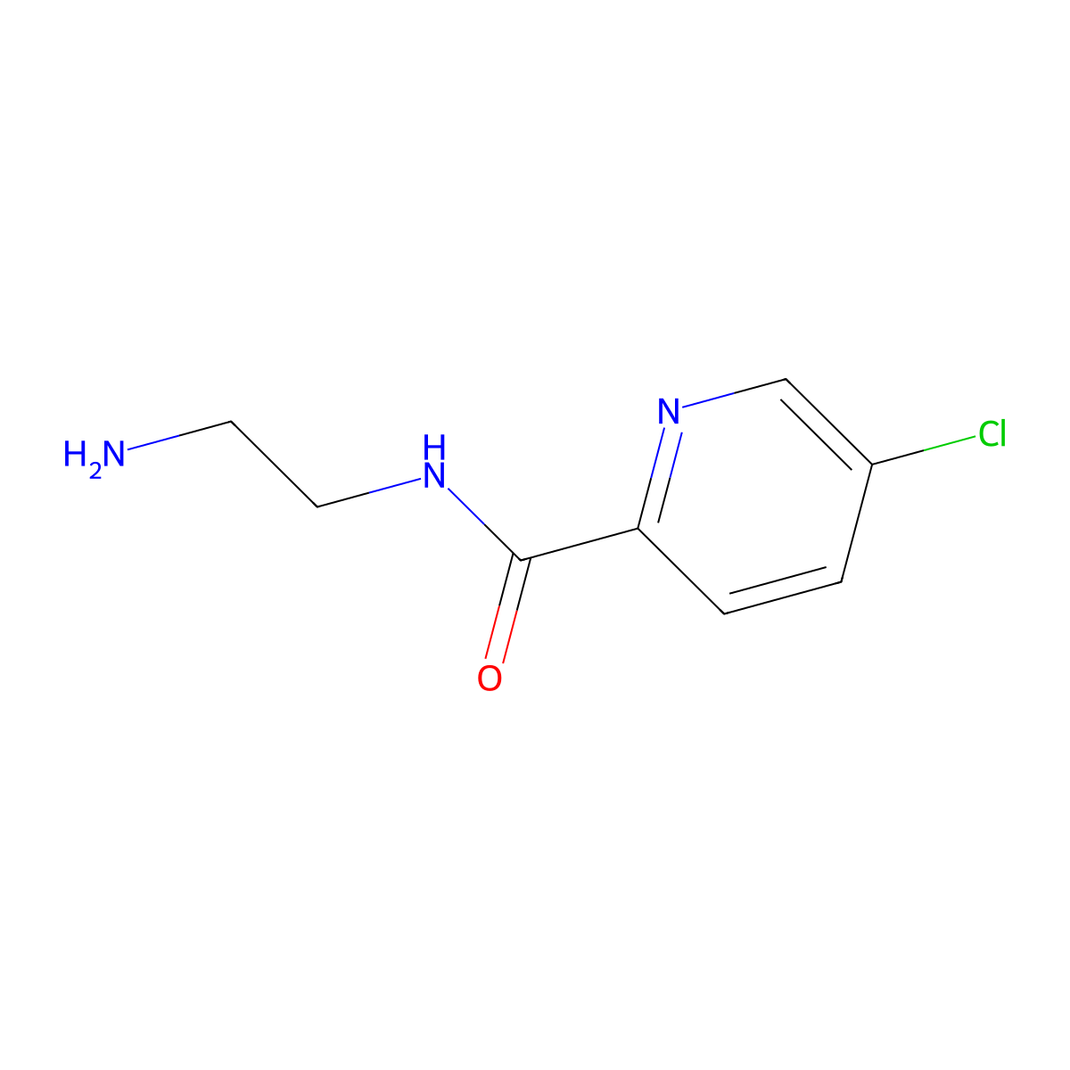 Lazabemide molecular structure, CAS 103878-84-8