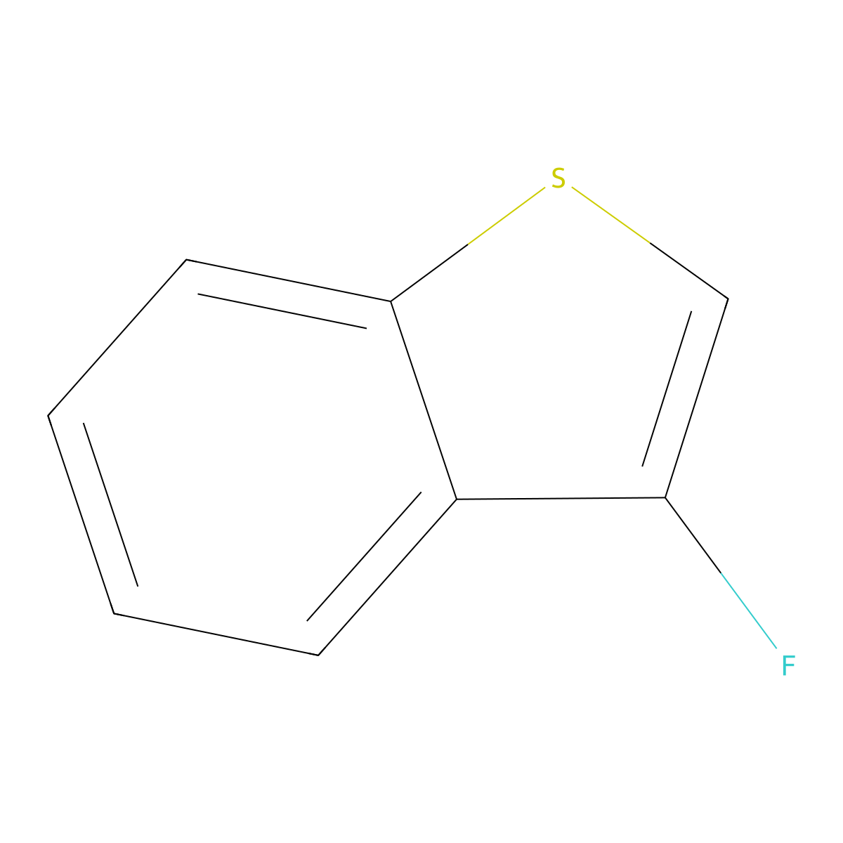 3-Fluorobenzo[b]thiophene molecular structure, CAS 1038780-99-2