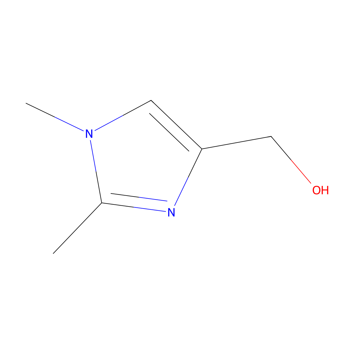 1,2-Dimethyl-1H-imidazole-4-methanol molecular structure, CAS 1038828-36-2