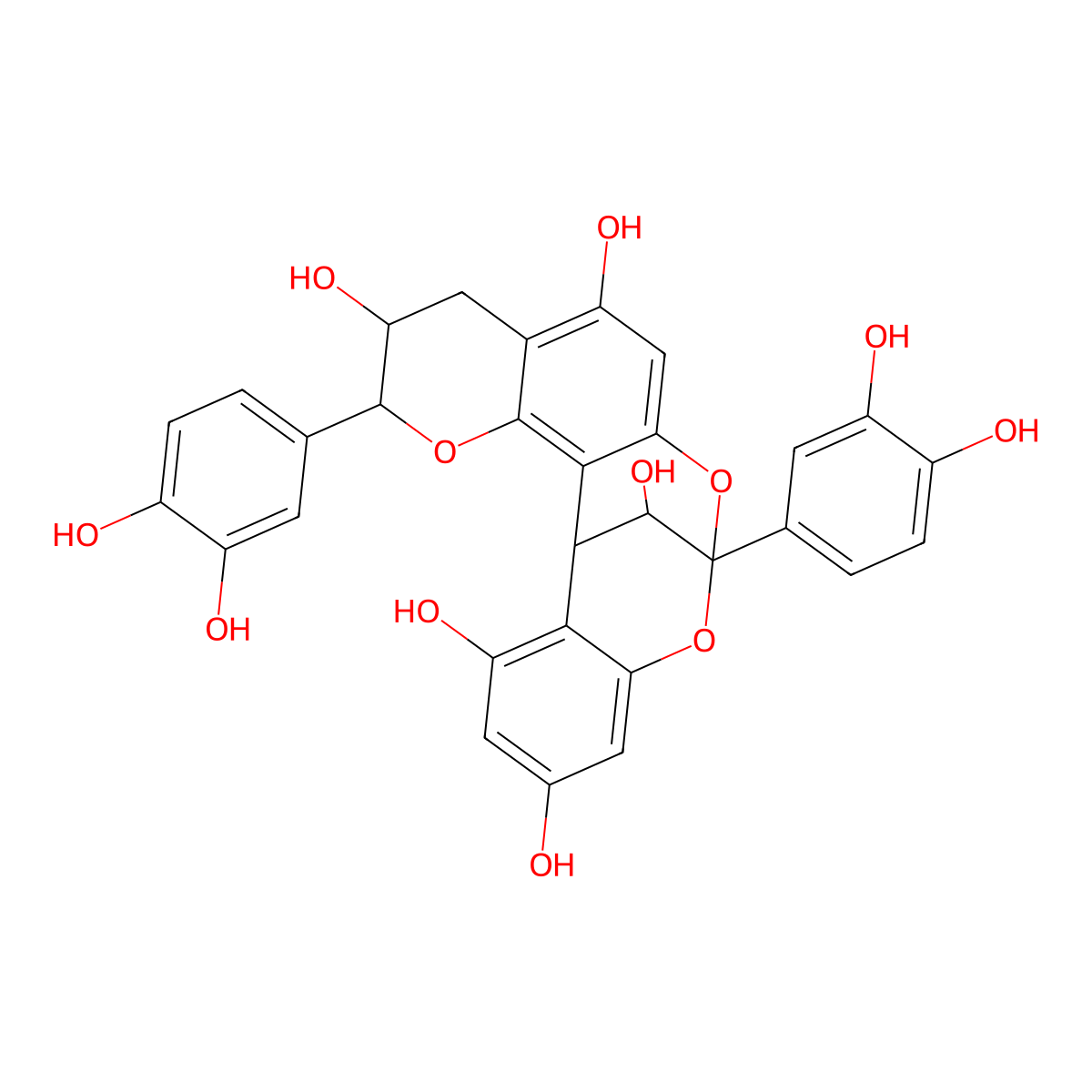 Procyanidin A1 molecular structure, CAS 103883-03-0