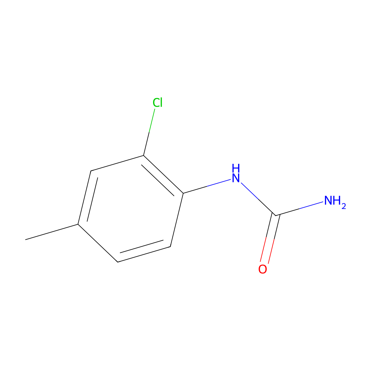 1-(2-Chloro-4-methylphenyl)urea molecular structure, CAS 1038968-47-6