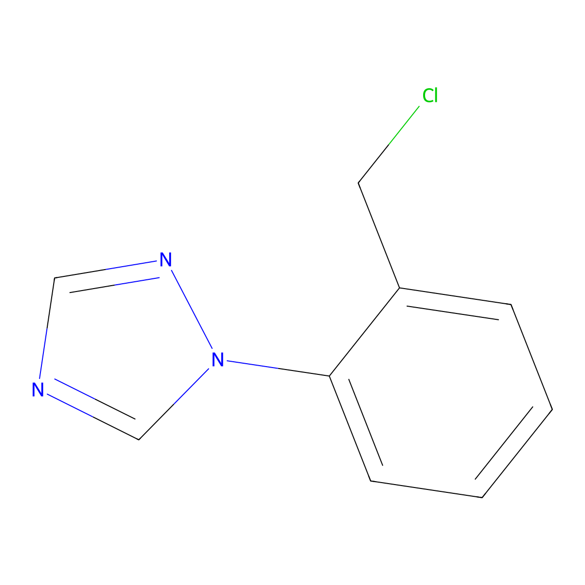 1-(2-(Chloromethyl)phenyl)-1H-1,2,4-triazole molecular structure, CAS 1038975-25-5