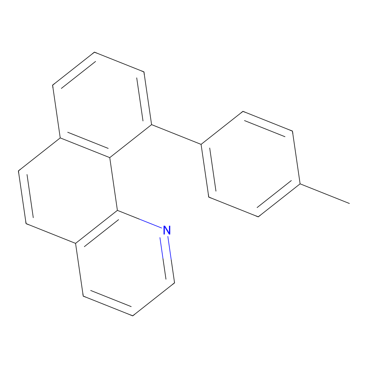 10-(p-Tolyl)benzo[h]quinoline molecular structure, CAS 1039045-15-2