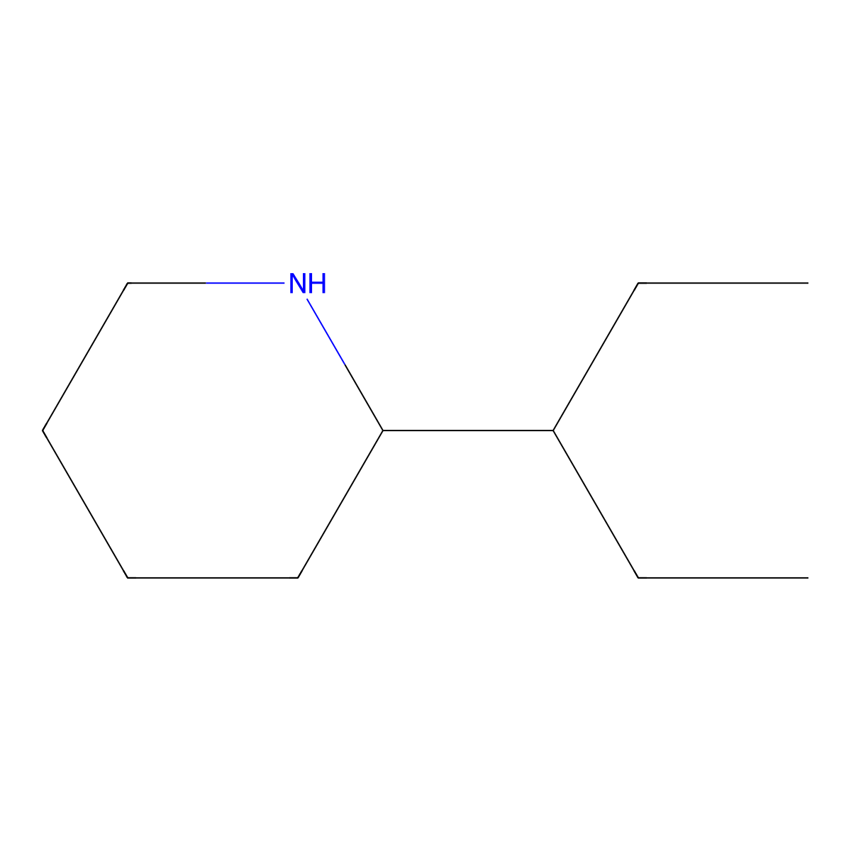 2-(1-Ethylpropyl)piperidine molecular structure, CAS 103906-20-3