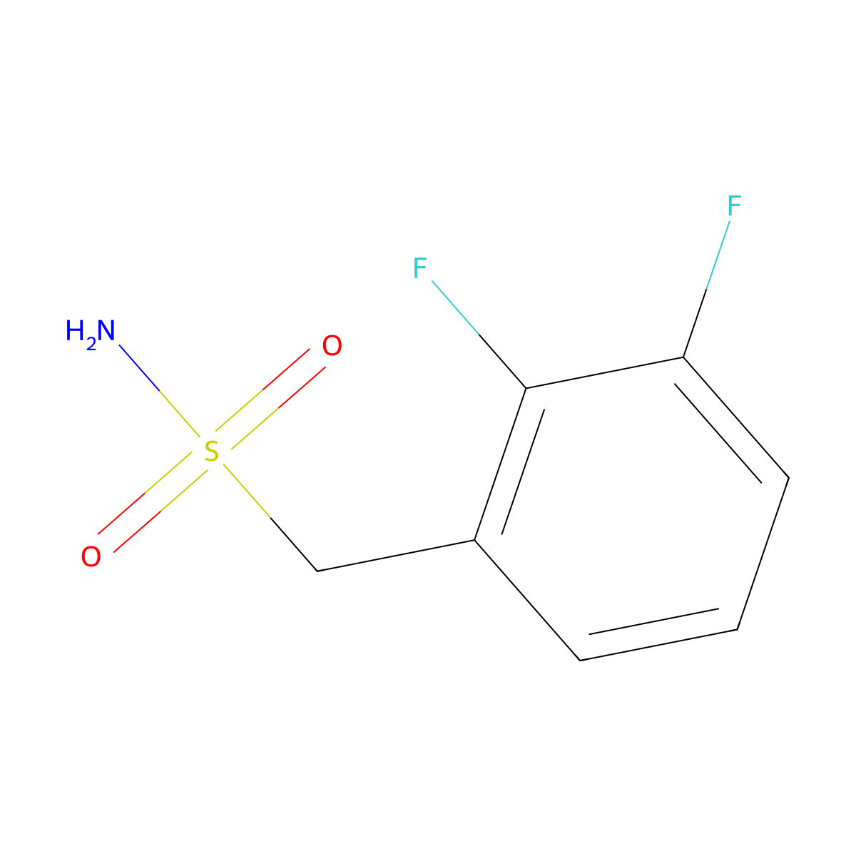 (2,3-Difluorophenyl)methanesulfonamide molecular structure, CAS 1039068-68-2