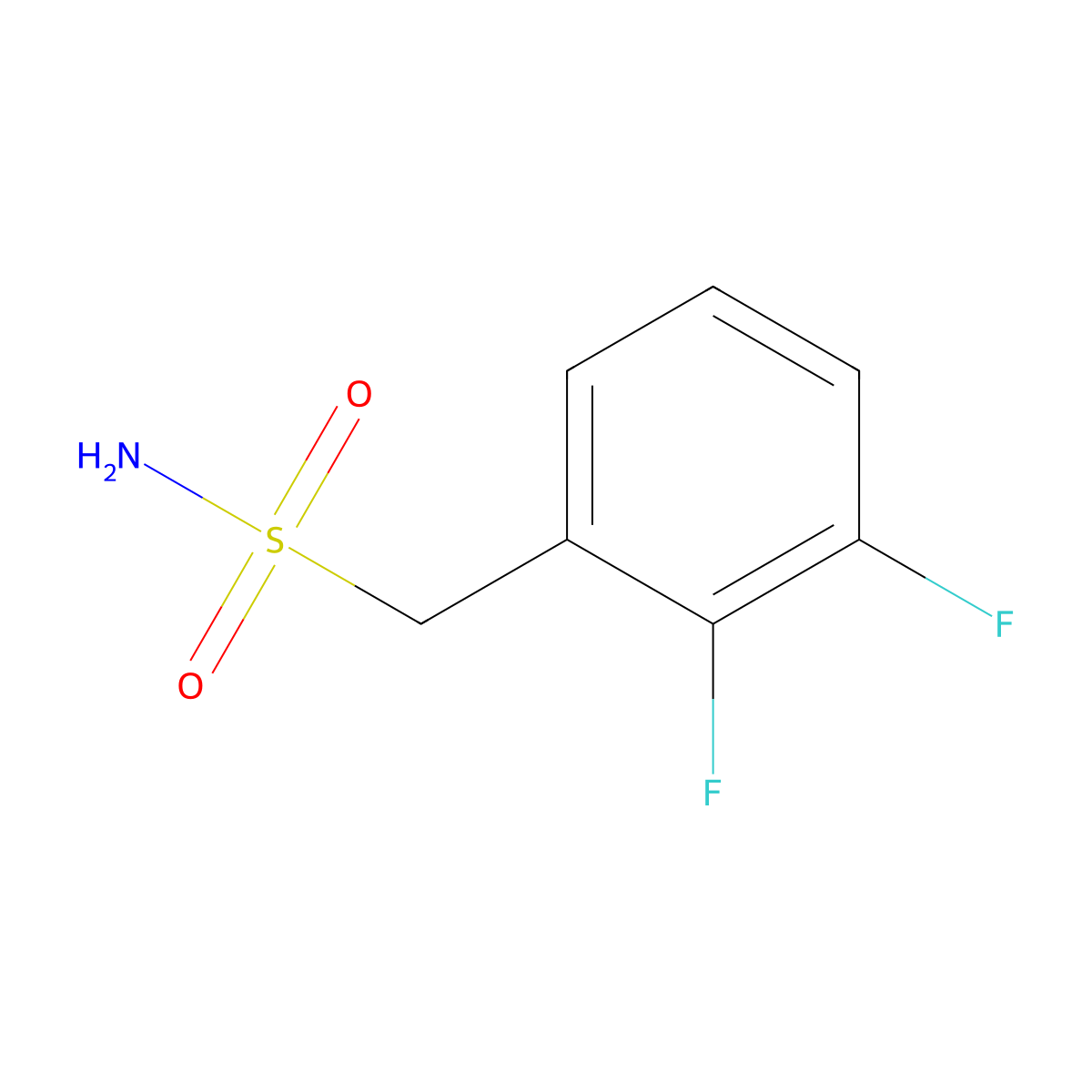 (2,3-Difluorophenyl)methanesulfonamide molecular structure, CAS 1039068-68-2
