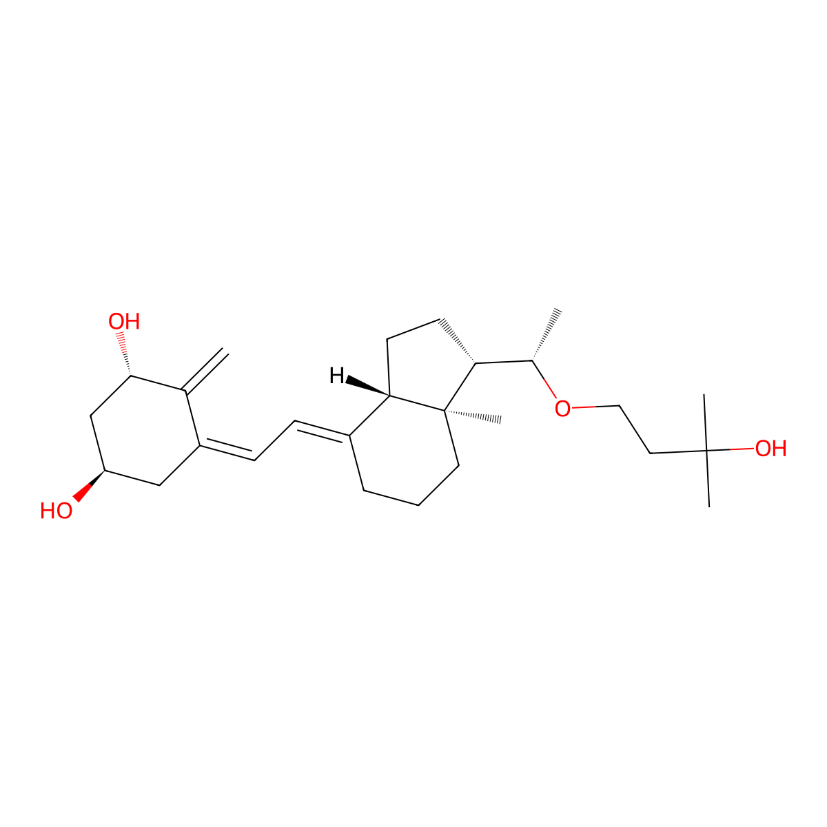 Maxacalcitol molecular structure, CAS 103909-75-7