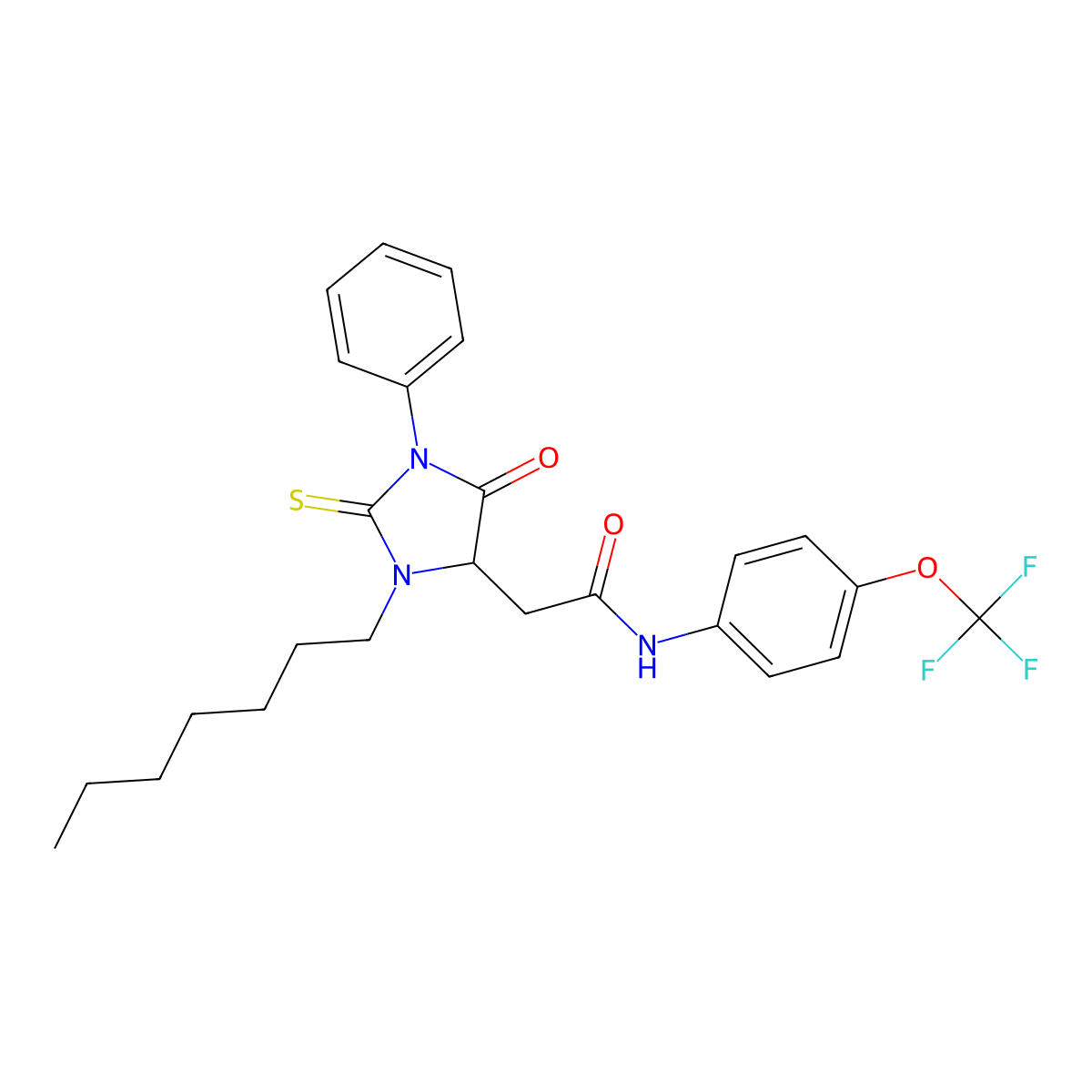 C25H28F3N3O3S molecular structure, CAS 1039307-29-3