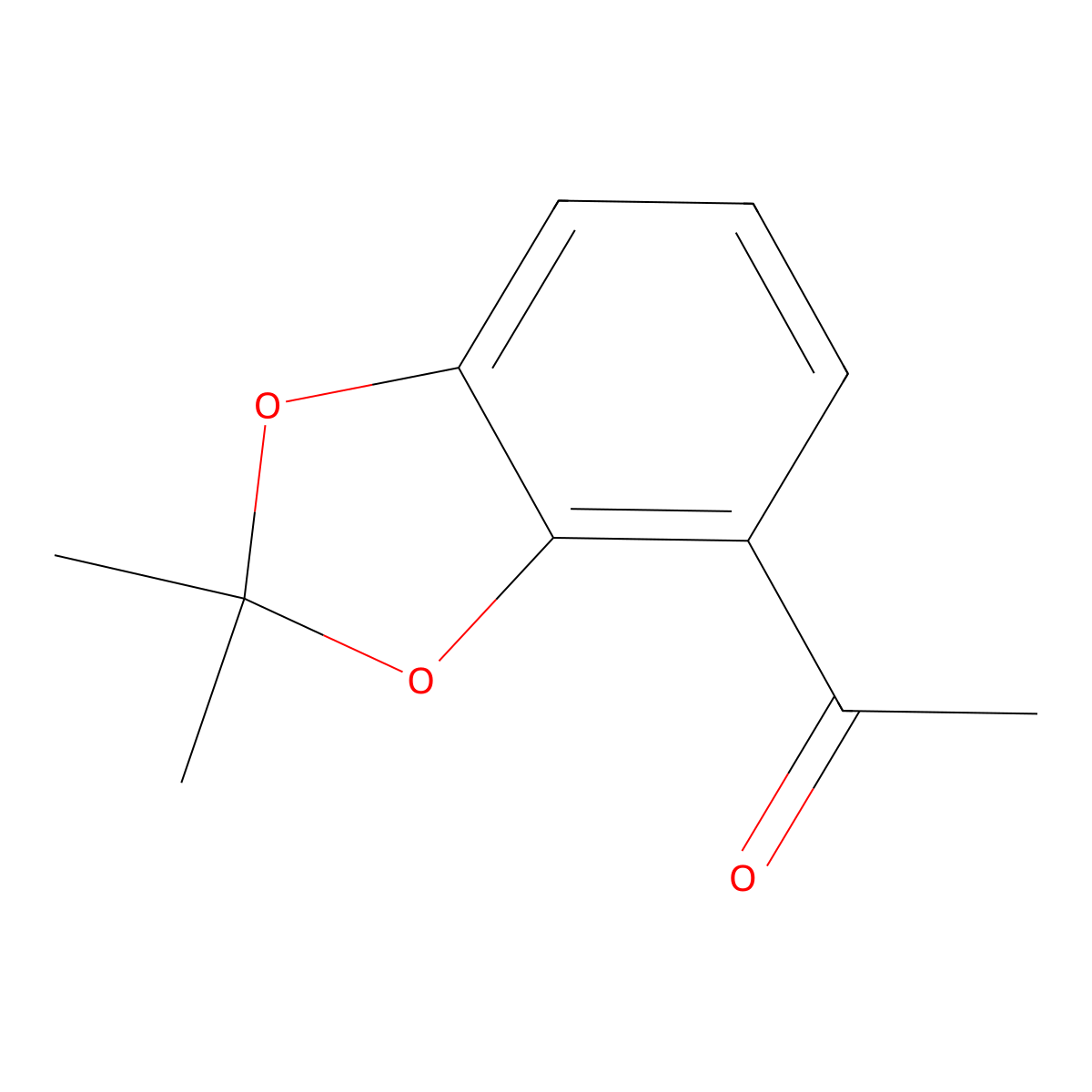 1-(2,2-dimethyl-2H-1,3-benzodioxol-4-yl)ethan-1-one molecular structure, CAS 103931-17-5