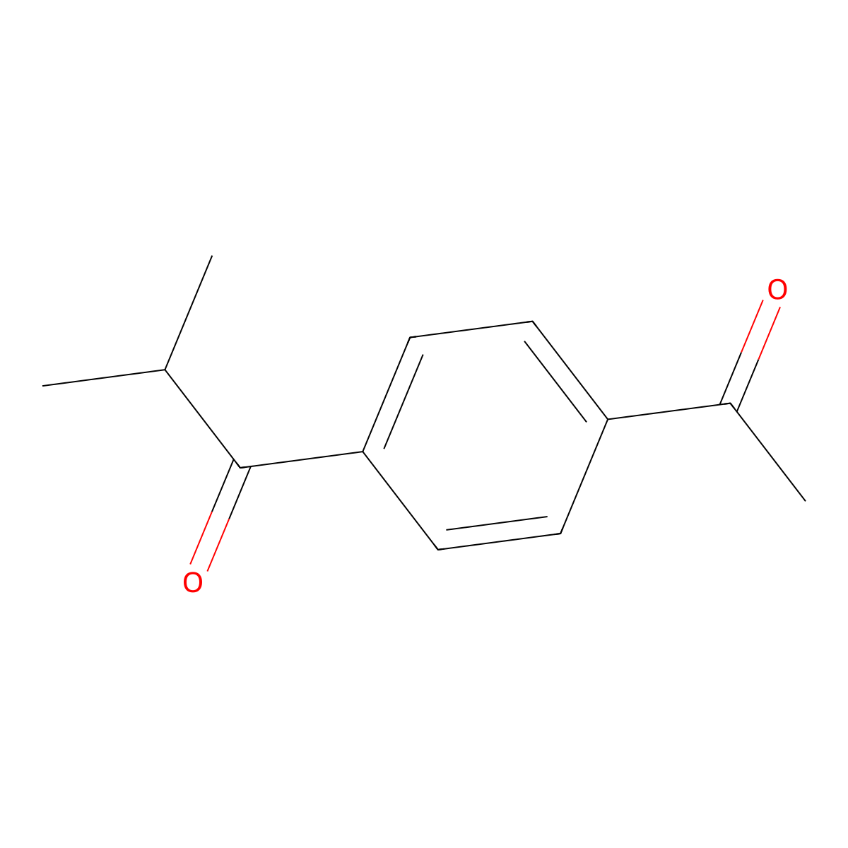 1-(4-Acetylphenyl)-2-methyl-1-propanone molecular structure, CAS 103931-20-0