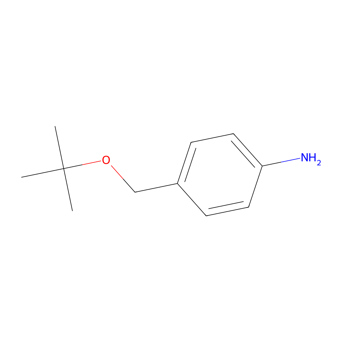 4-[(Tert-butoxy)methyl]aniline molecular structure, CAS 1039311-45-9