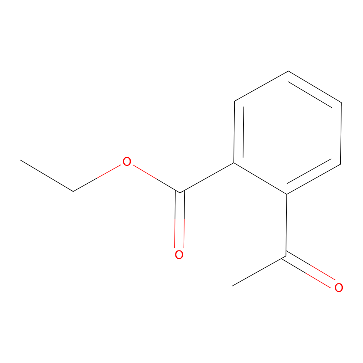 Ethyl 2-acetylbenzoate molecular structure, CAS 103935-10-0