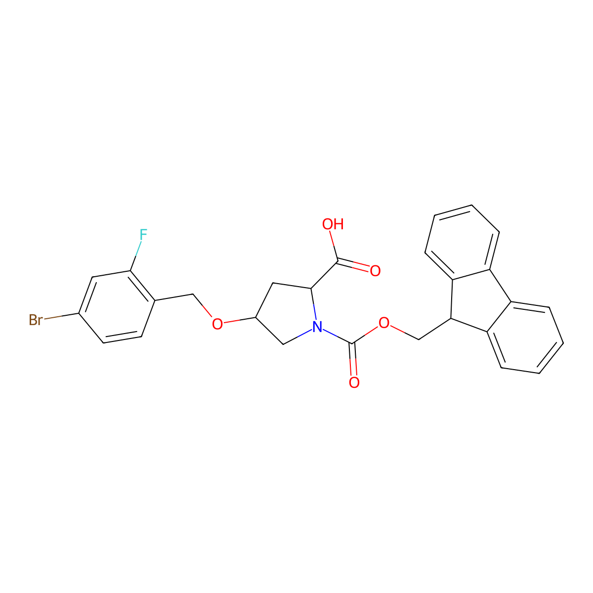 C27H23BrFNO5 molecular structure, CAS 1039362-10-1