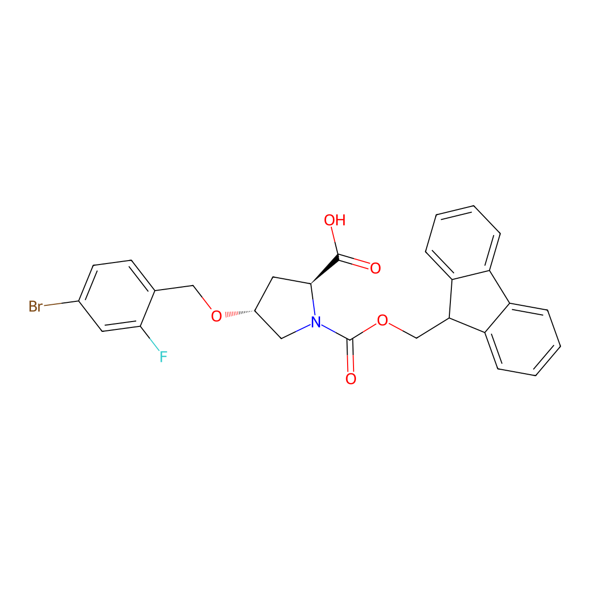 C27H23BrFNO5 molecular structure, CAS 1039362-10-1