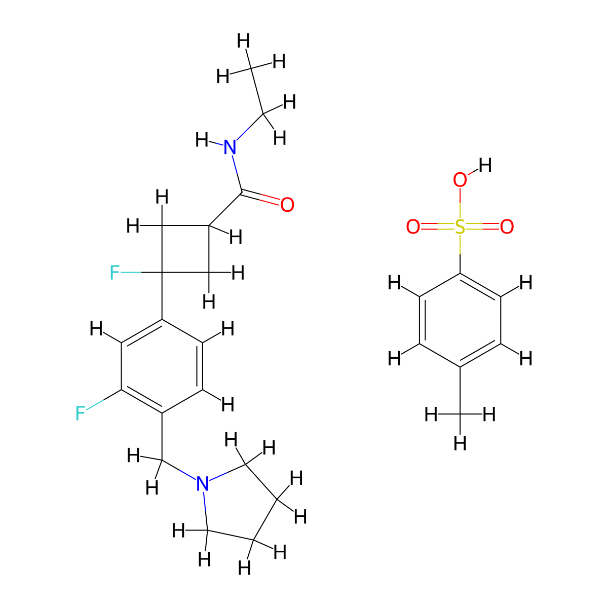 PF-03654746 tosylate molecular structure, CAS 1039399-17-1