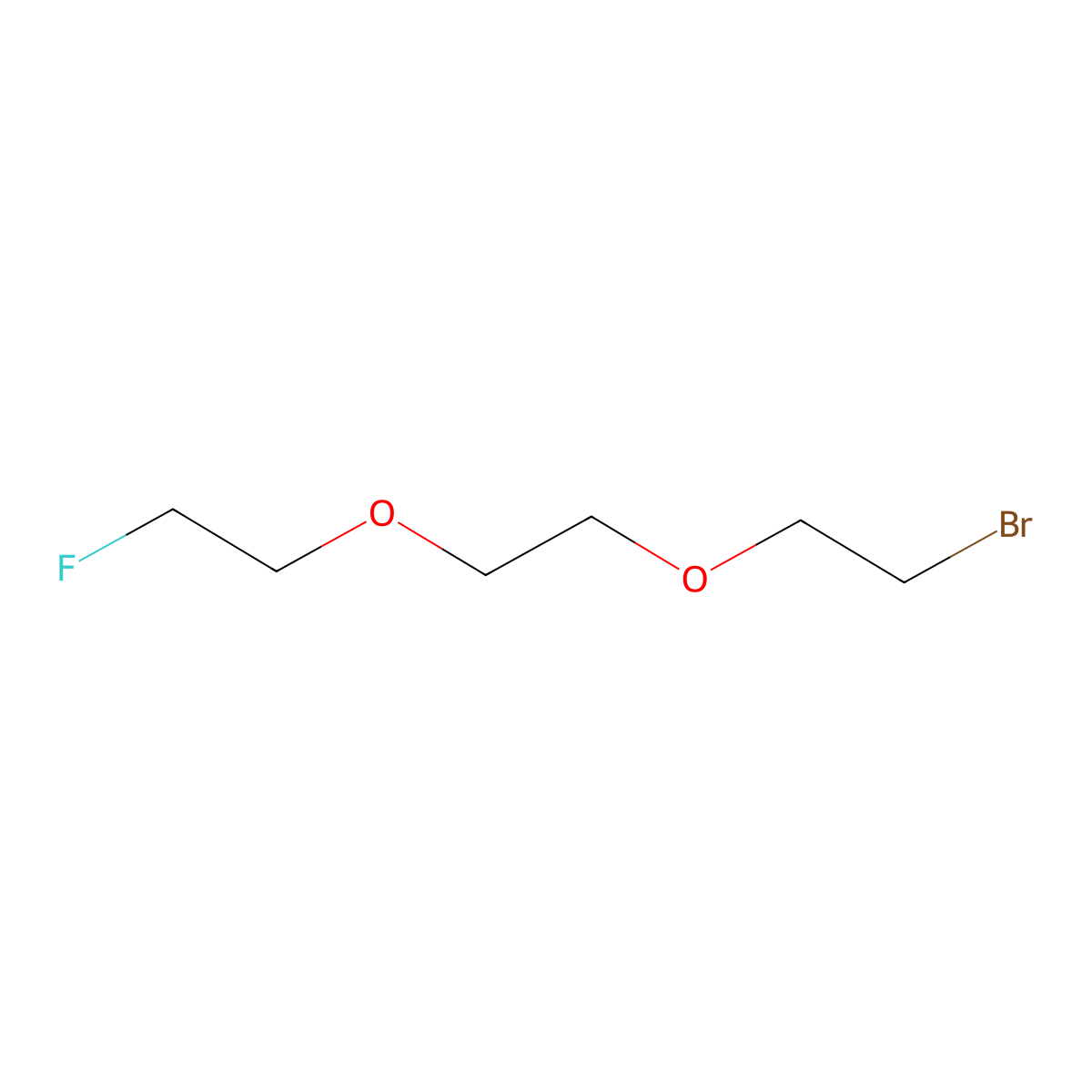 1-Bromo-2-[2-(2-fluoroethoxy)ethoxy]ethane molecular structure, CAS 1039399-97-7