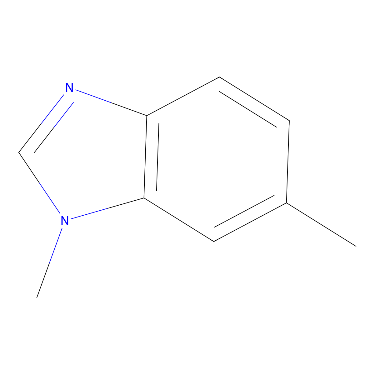 1,6-Dimethyl-1H-benzimidazole molecular structure, CAS 10394-40-8