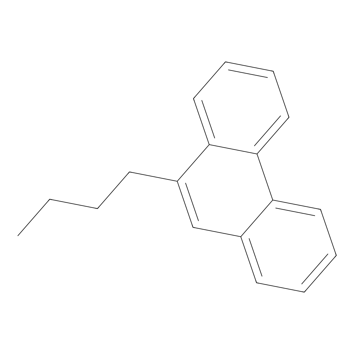 9-Butylphenanthrene molecular structure, CAS 10394-57-7