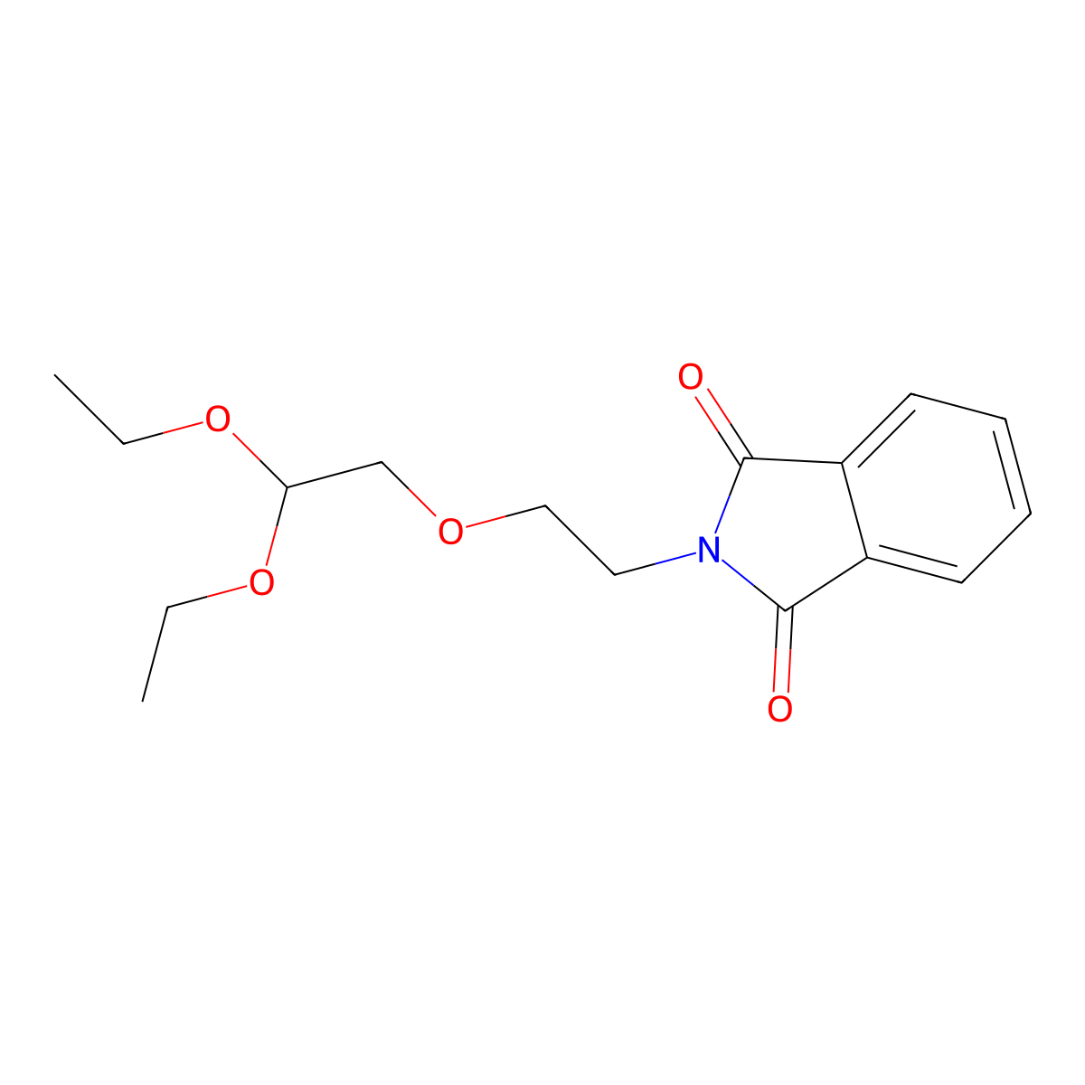 2-[2-(2,2-Diethoxyethoxy)ethyl]isoindoline-1,3-dione molecular structure, CAS 1039455-10-1