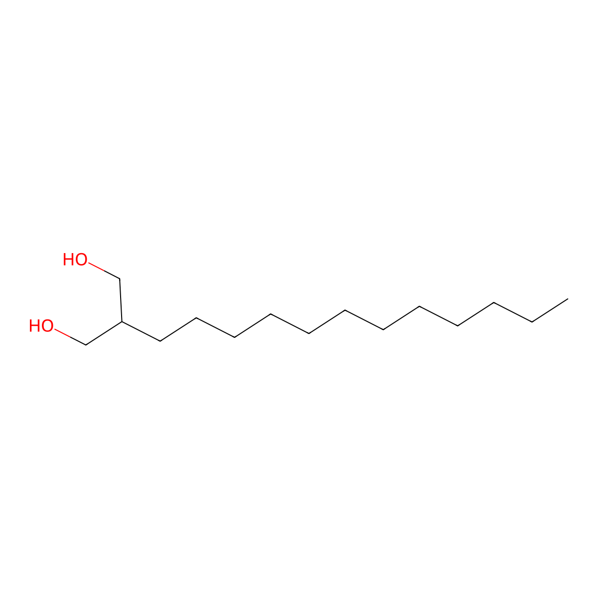2-Dodecylpropane-1,3-diol molecular structure, CAS 10395-09-2
