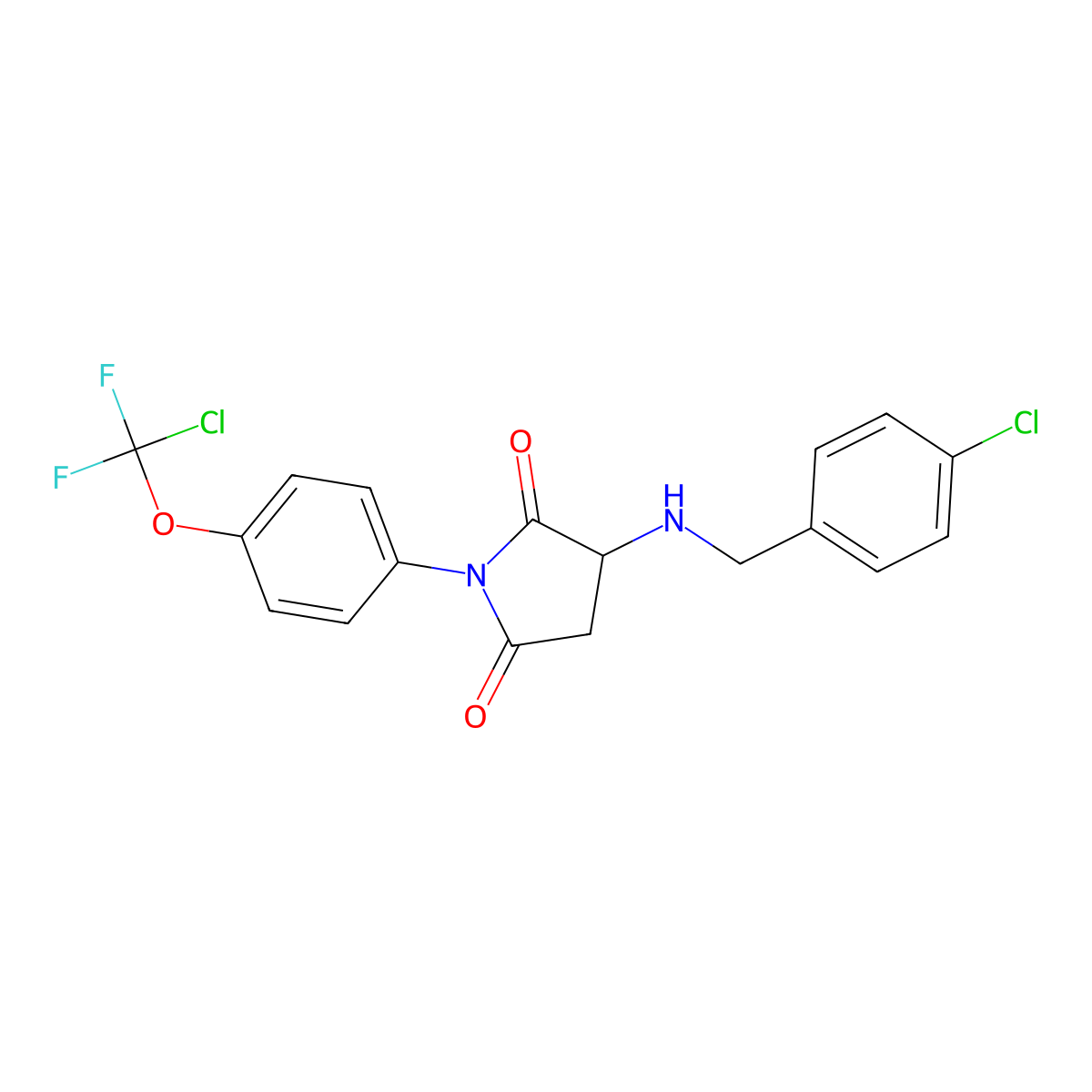 C18H14Cl2F2N2O3 molecular structure, CAS 1039555-61-7