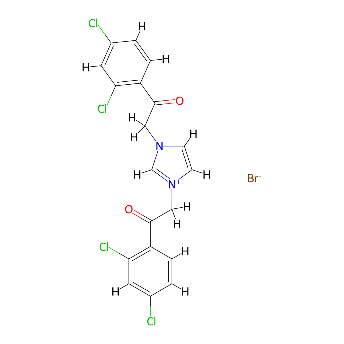 C19H13BrCl4N2O2 molecular structure, CAS 1039558-05-8