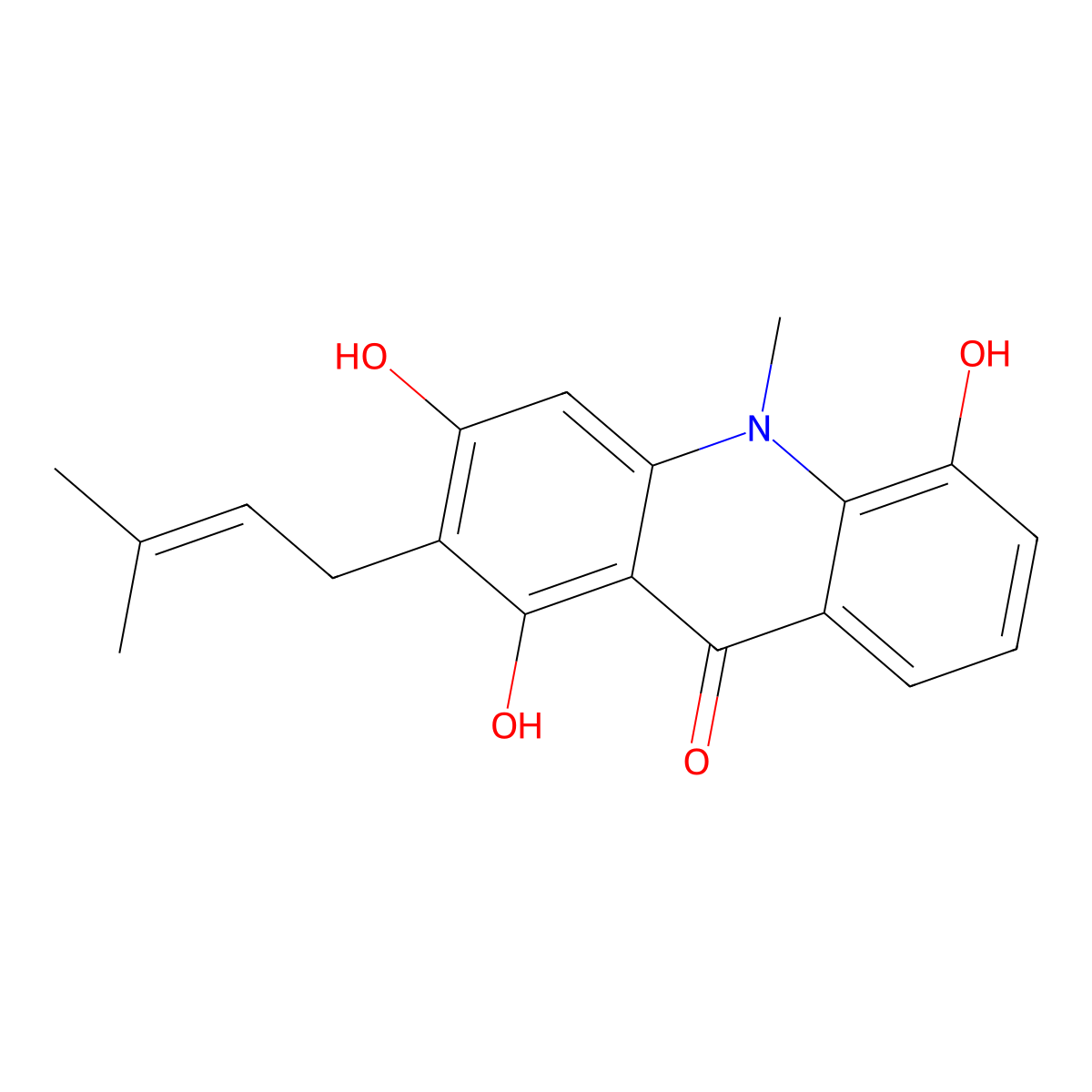 Junosine molecular structure, CAS 103956-34-9