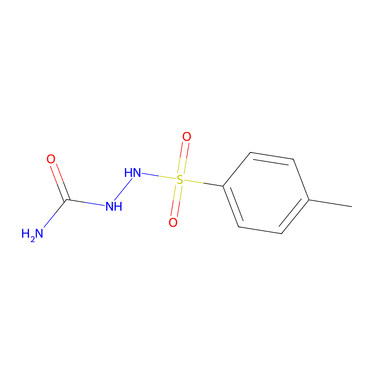 p-Toluenesulfonylsemicarbazide molecular structure, CAS 10396-10-8