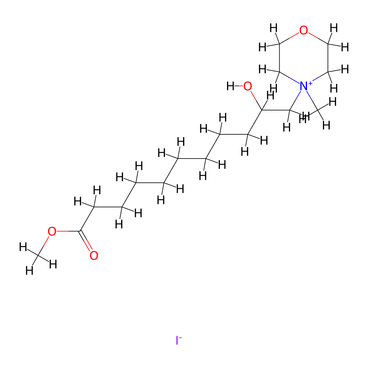 C17H34Ino4 molecular structure, CAS 1039630-13-1