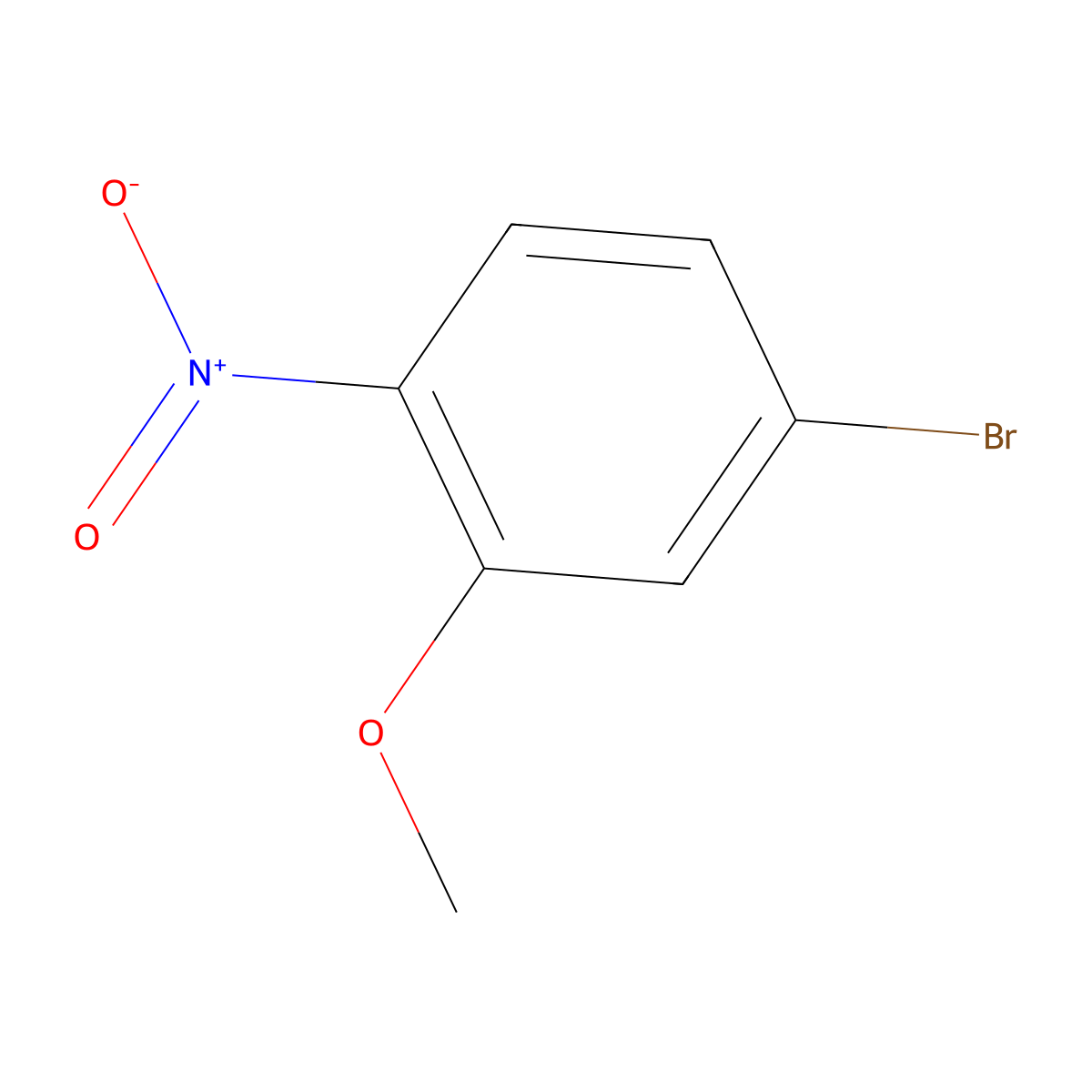 5-Bromo-2-nitroanisole molecular structure, CAS 103966-66-1