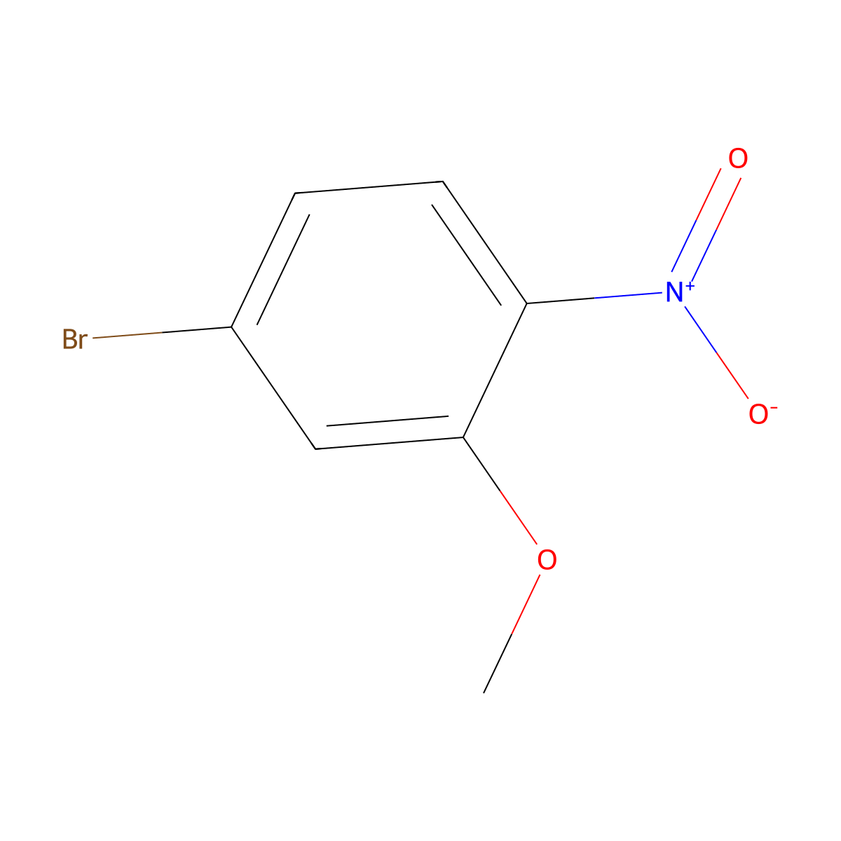 5-Bromo-2-nitroanisole molecular structure, CAS 103966-66-1