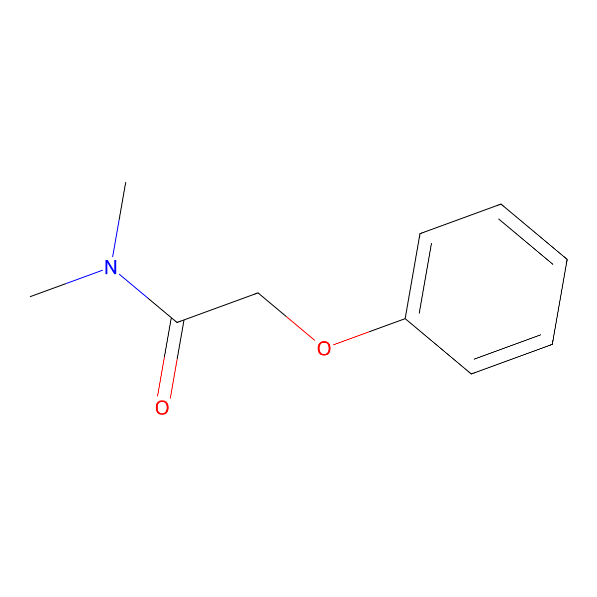 N,N-dimethyl-2-phenoxyacetamide molecular structure, CAS 10397-59-8