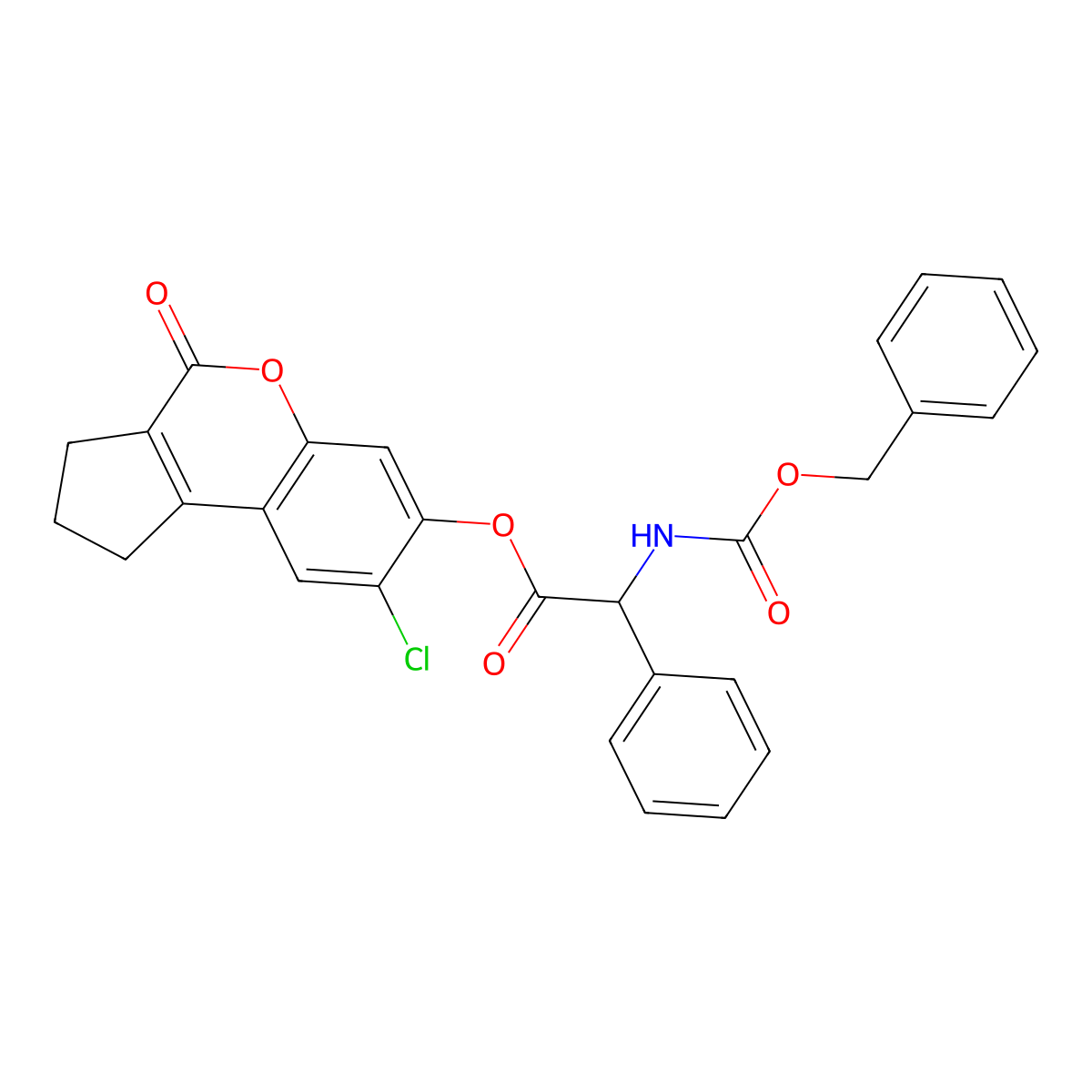 C28H22ClNO6 molecular structure, CAS 1039757-77-1