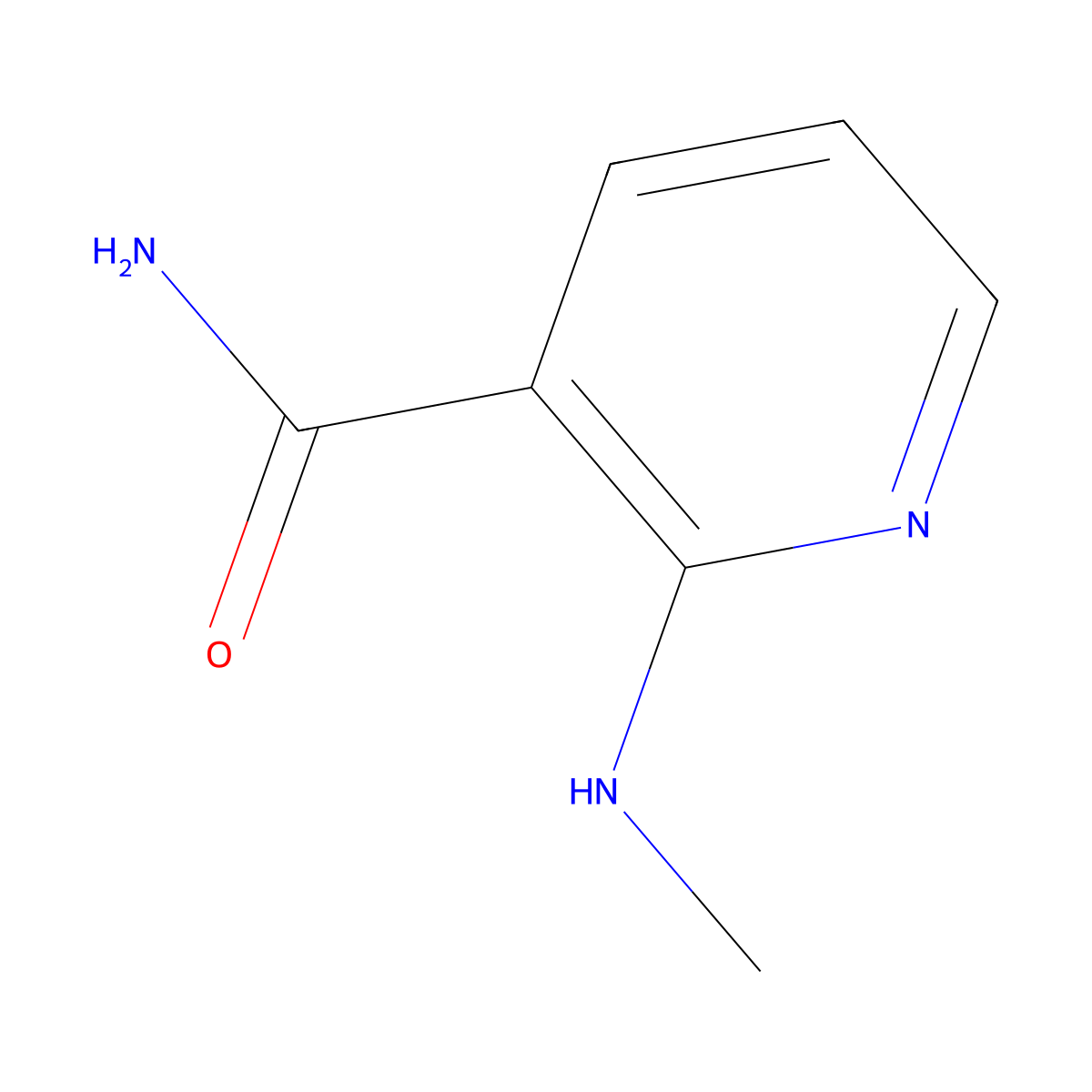 2-(Methylamino)pyridine-3-carboxamide molecular structure, CAS 103976-52-9