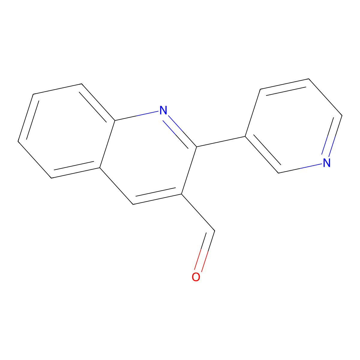 2-Pyridin-3-ylquinoline-3-carbaldehyde molecular structure, CAS 1039775-45-5