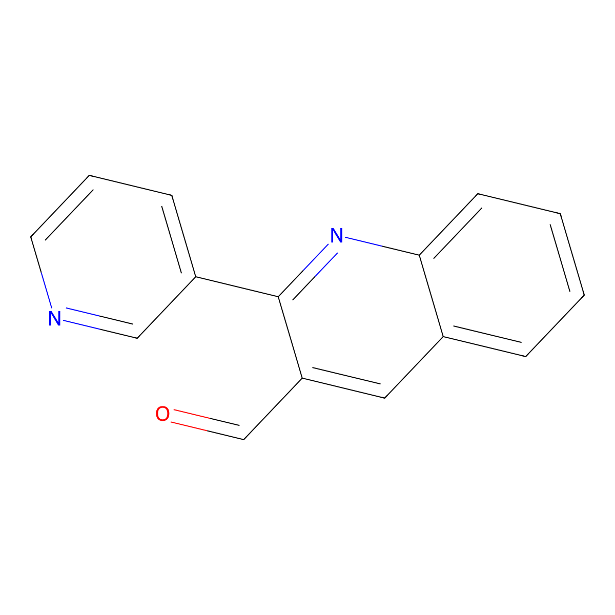 2-Pyridin-3-ylquinoline-3-carbaldehyde molecular structure, CAS 1039775-45-5