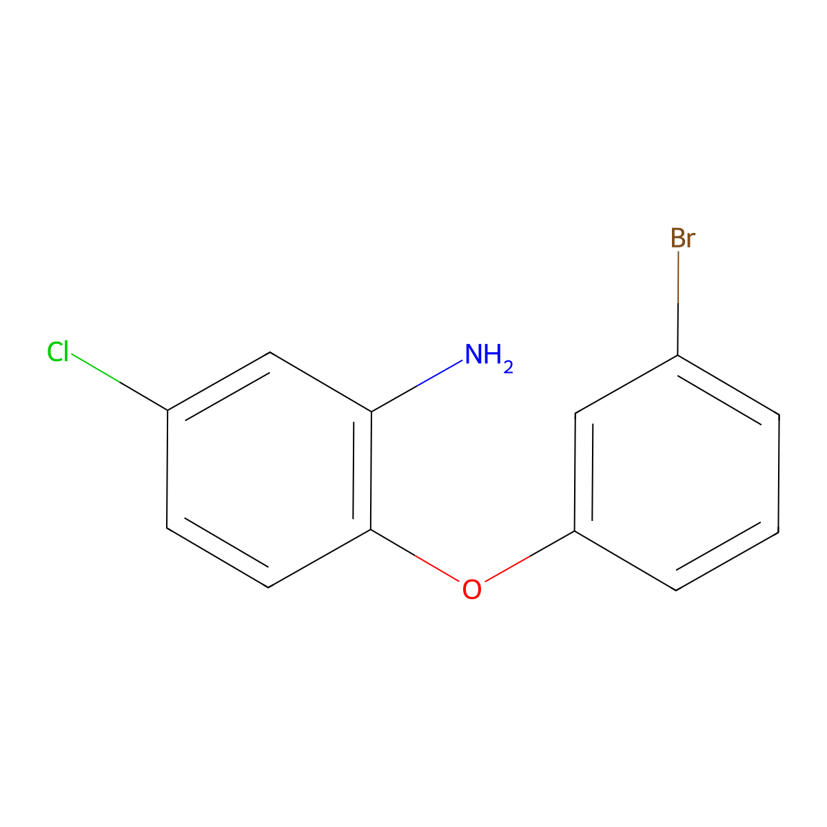 2-(3-Bromophenoxy)-5-chloroaniline molecular structure, CAS 1039816-97-1
