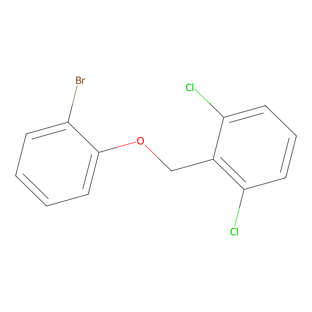 2-Bromophenyl-(2,6-dichlorobenzyl)ether molecular structure, CAS 1039821-17-4