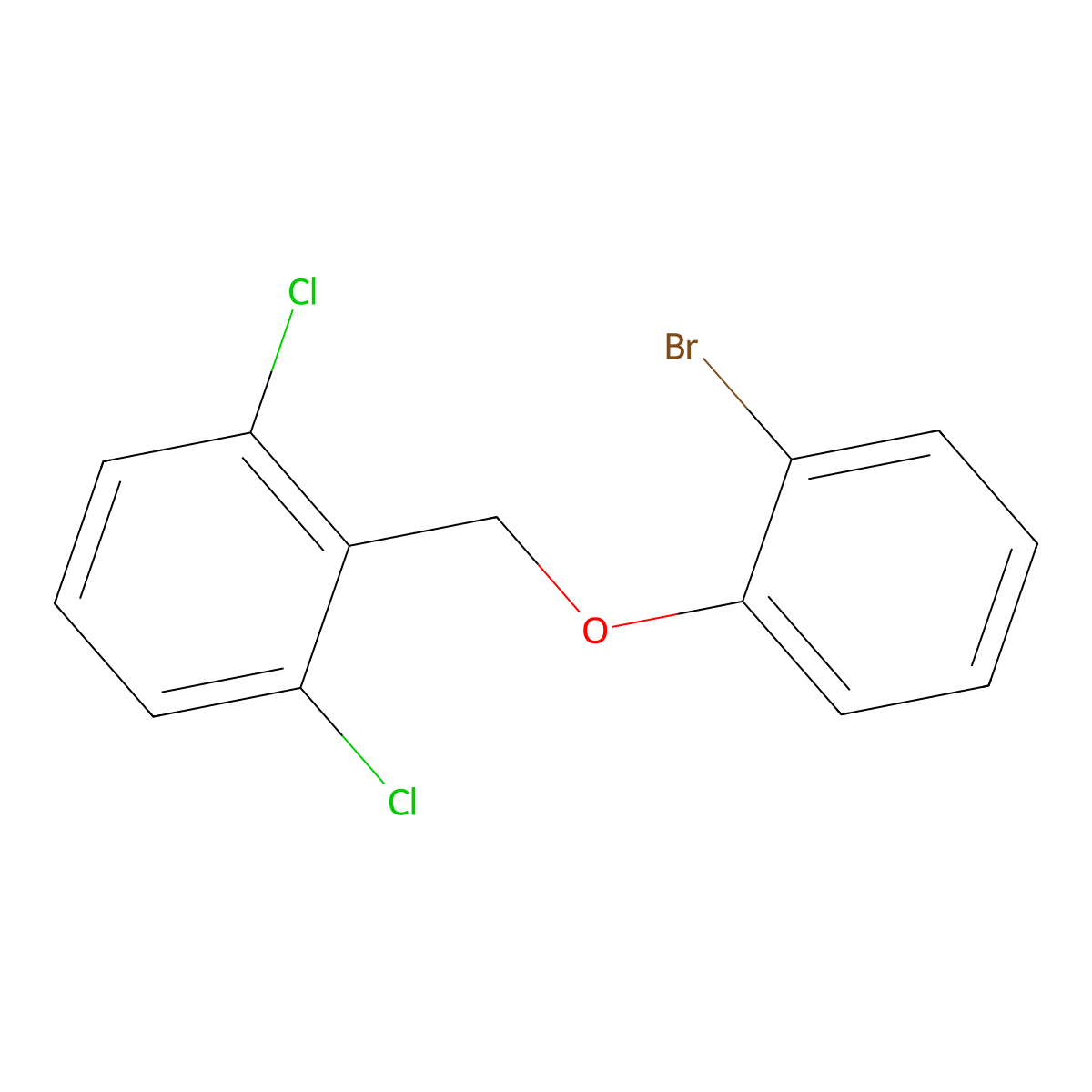 2-Bromophenyl-(2,6-dichlorobenzyl)ether molecular structure, CAS 1039821-17-4