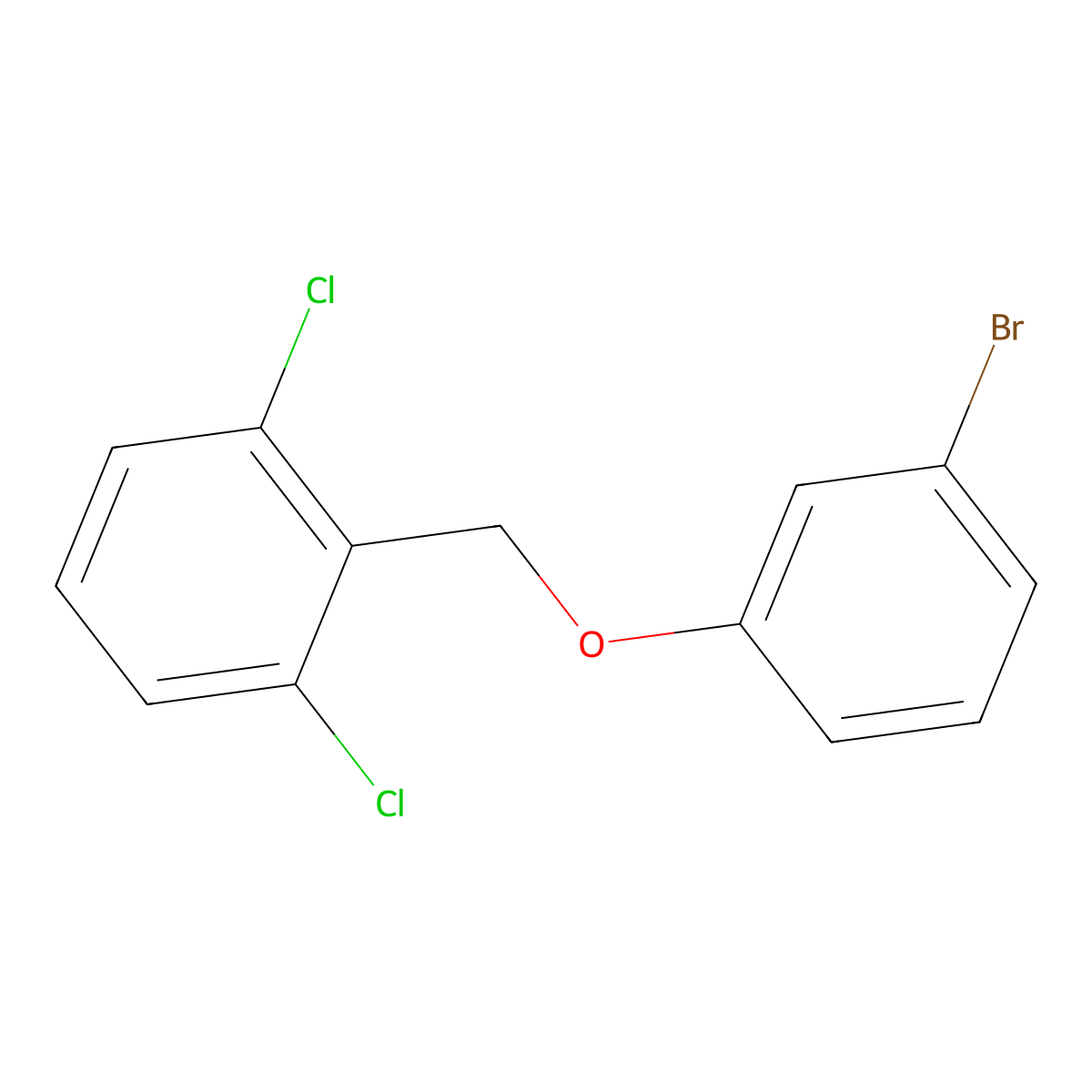 3-Bromophenyl-(2,6-dichlorobenzyl)ether molecular structure, CAS 1039822-05-3