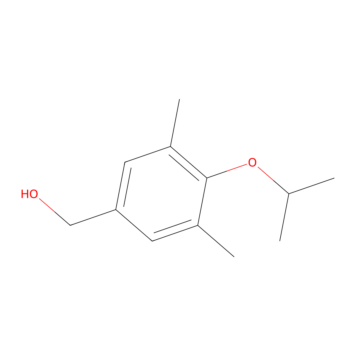 (4-Isopropoxy-3,5-dimethylphenyl)methanol molecular structure, CAS 1039850-62-8