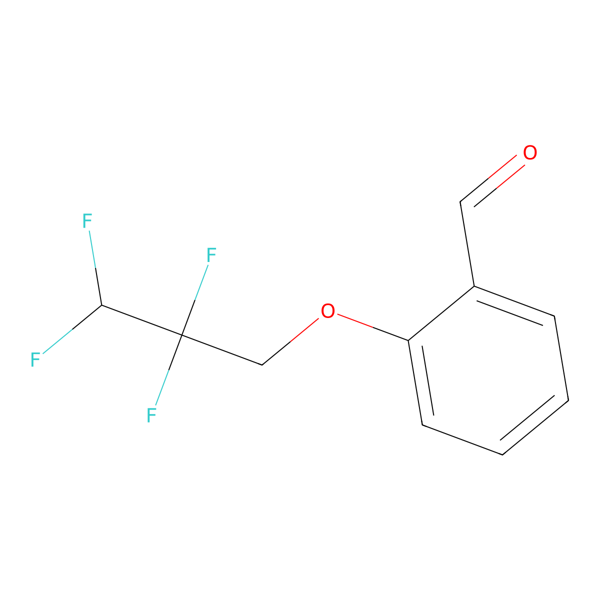 2-(2,2,3,3-Tetrafluoropropoxy)benzaldehyde molecular structure, CAS 1039860-38-2