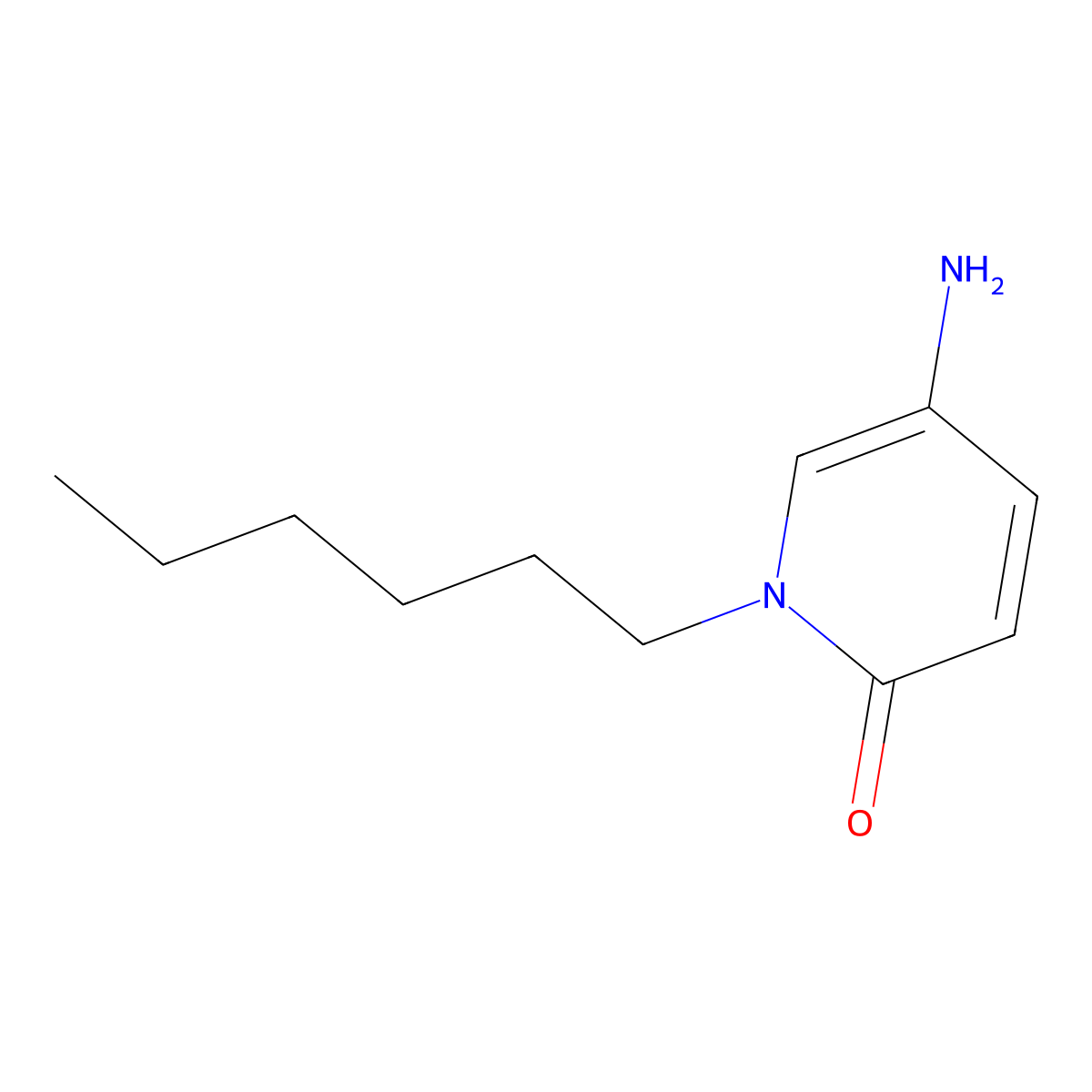 5-Amino-1-hexylpyridin-2(1h)-one molecular structure, CAS 1039865-94-5