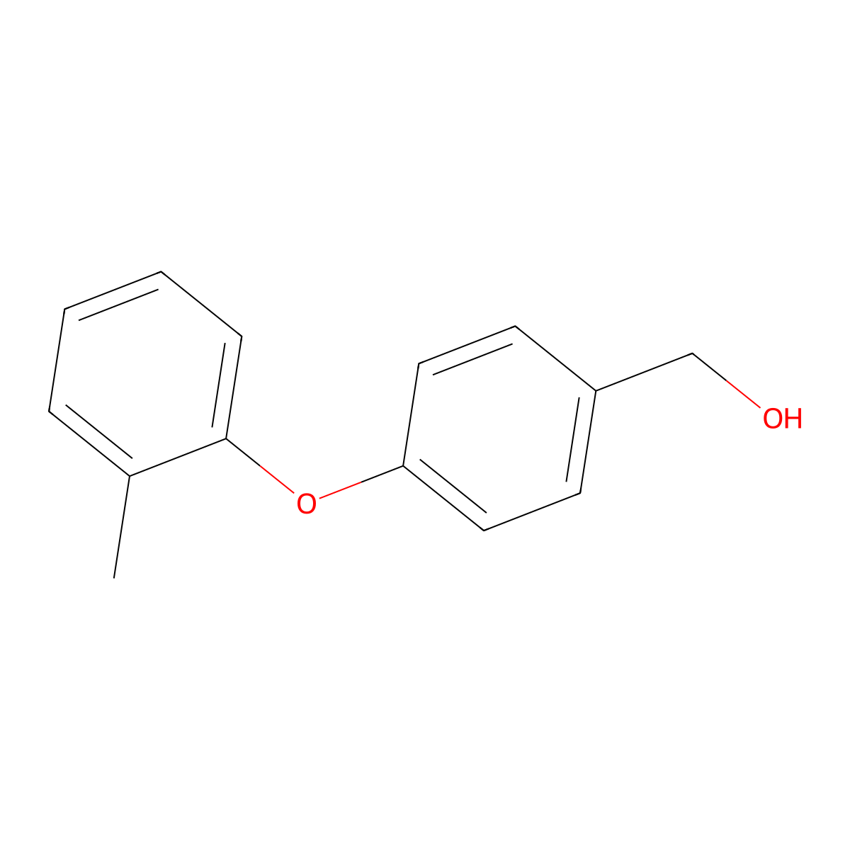 [4-(2-Methylphenoxy)phenyl]methanol molecular structure, CAS 1039866-22-2