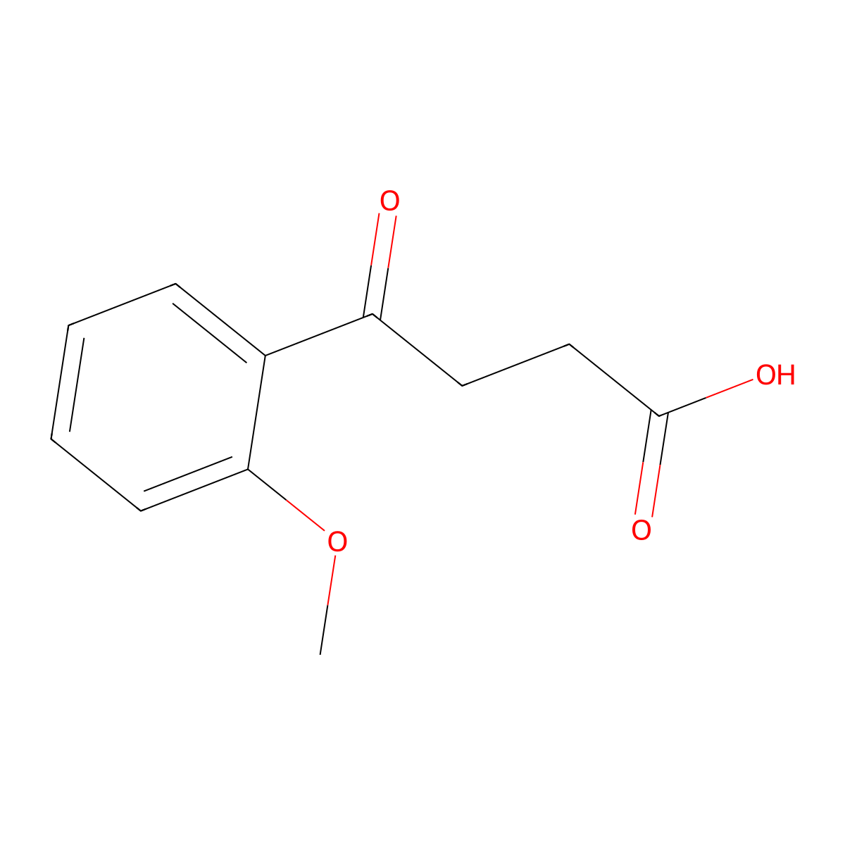 4-(2-Methoxyphenyl)-4-oxobutyric acid molecular structure, CAS 103987-16-2