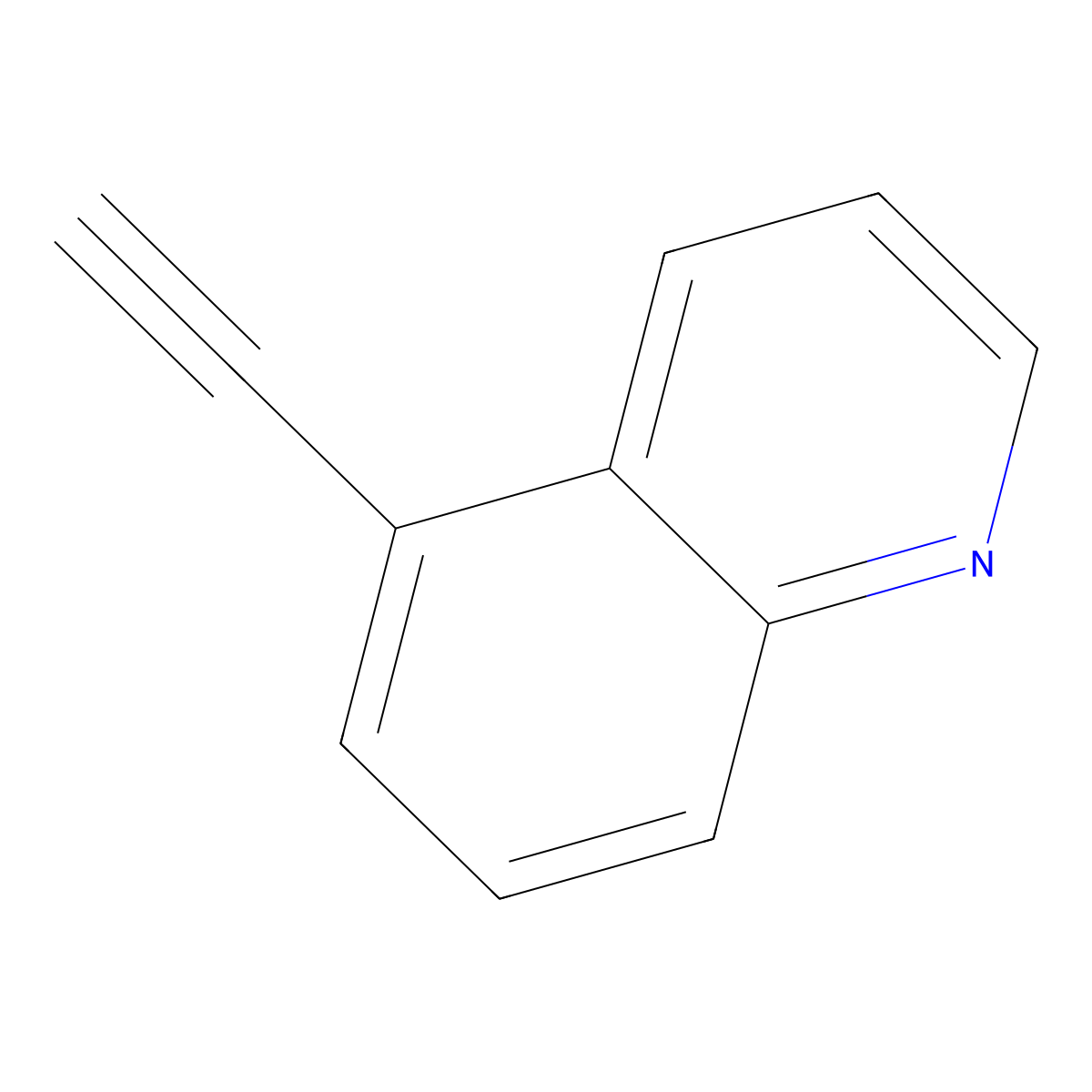 5-Ethynylquinoline molecular structure, CAS 103987-79-7