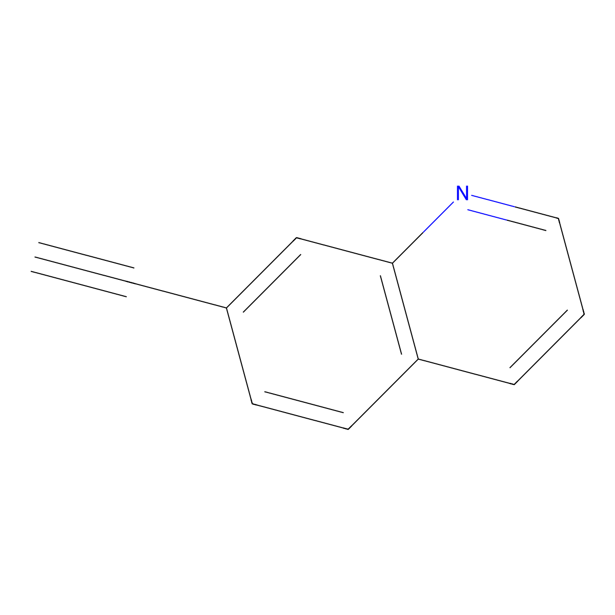 7-Ethynylquinoline molecular structure, CAS 103987-80-0