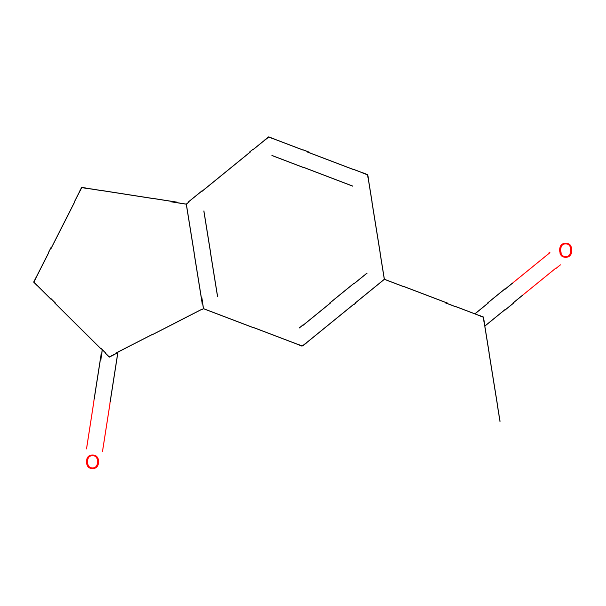 6-Acetyl-2,3-dihydro-1H-inden-1-one molecular structure, CAS 103987-99-1